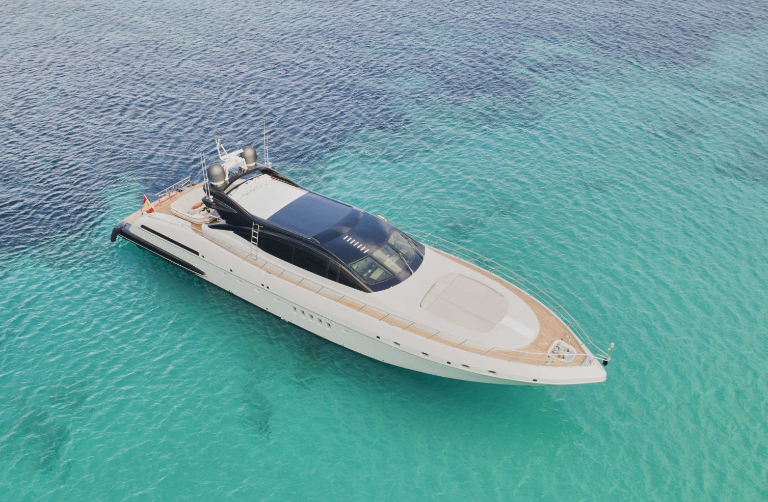 Mangusta 92 ibiza turquoise water